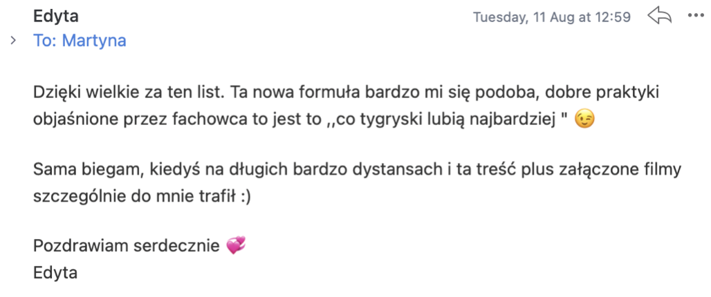 Wiadomość od czytelnika