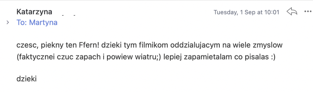 Wiadomość od czytelnika